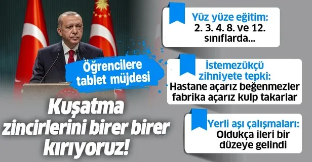 Son dakika: Başkan Erdoğan’dan kritik kabine toplantısının ardından önemli açıklamalar