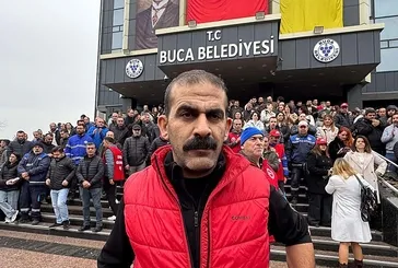 CHP'li Buca Belediyesi'nde hakkı ödenmeyen işçiler iş bırakma eylemi başlattı
