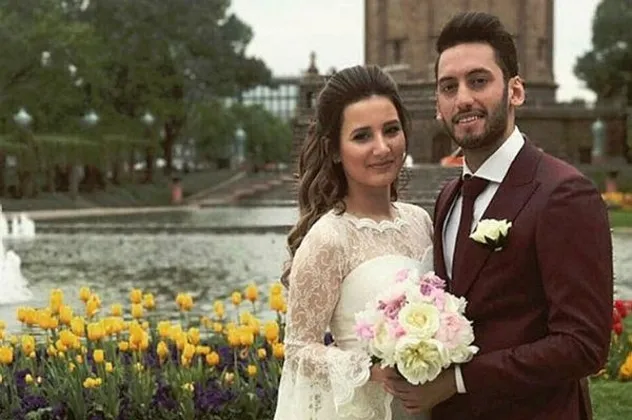 Hakan Çalhanoğlu ile Sinem Çalhanoğlu barıştı