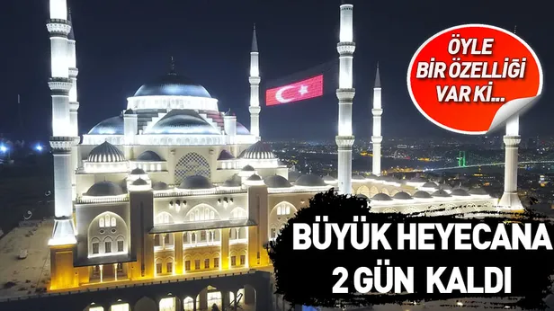 Çamlıca Camii'nin açılış tarihi belli oldu