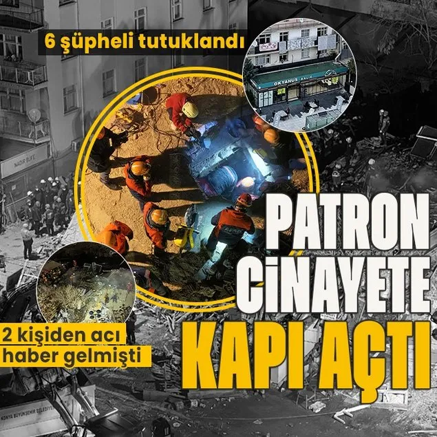 Konya’da çöken binayla ilgili 6 tutuklama