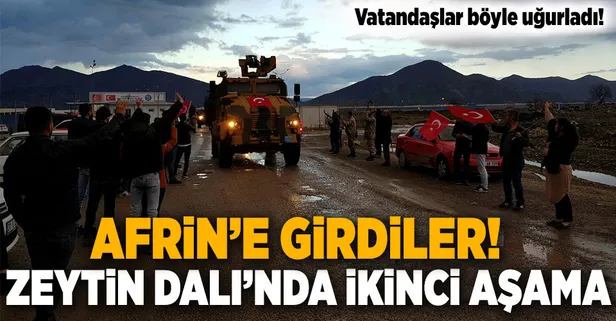 JÖH ve PÖH timleri Afrin'e girdi