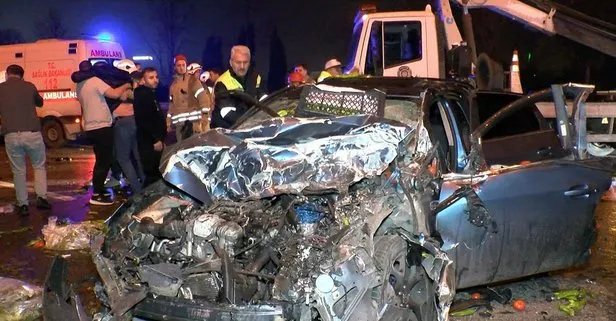 Son dakika: Bayrampaşa’da feci kaza: 6 yaralı
