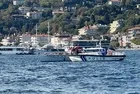 Boğaz'da korku dolu anlar! Tekneyle çarpışan kanodaki 4 kişi suya düştü