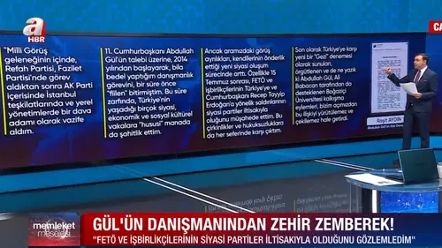 Raşit Aydın’ın Abdullah Gül’ün danışmanlığından istifa etmesi değerlendirildi: Muhalefeti bir arada tutan bir emir var