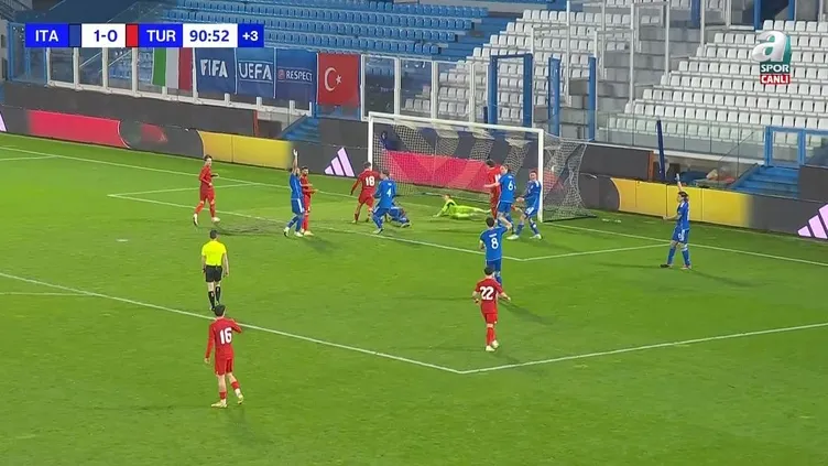 İtalya 1-1 Türkiye (U21) Gol: Semih Kılıçsoy