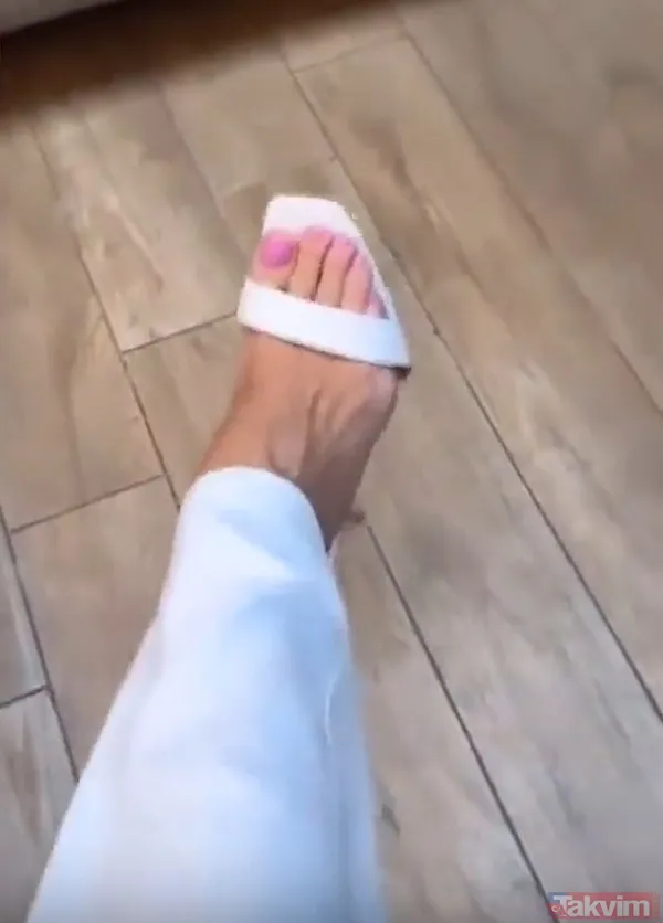 41 numara giyen Çağla Şıkel'in ayakları gündem oldu! 'Fırıncı küreği' yorumlarına videolu cevap... - 6