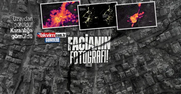 NASA görüntüleri yayınladı: Yıkımın boyutu uzaydan görüntülendi