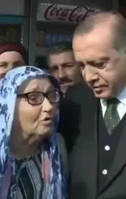 Boşnak kadından Erdoğan'a hayır duası