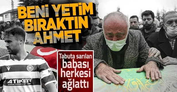 Trafik kazasında hayatını kaybeden Konyaspor’un futbolcusu Ahmet Çalık son yolculuğuna uğurlandı!