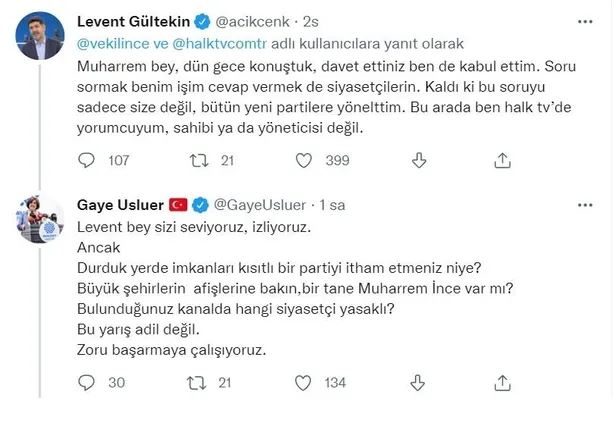 Levent Gültekin'in "Partinin parası nereden geliyor?" diye sorduğu Muharrem İnce'den fondaş Halk TV'ye "hodri meydan"-4