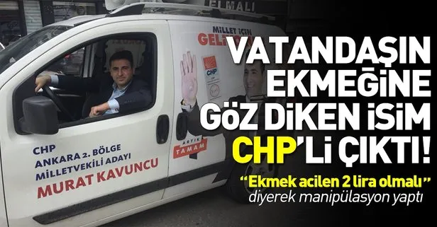 Vatandaşın ekmeğine göz diken isim CHPli çıktı