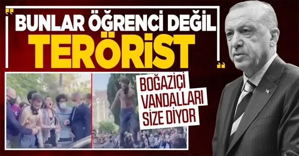 Slogan atan vandallara sert tepki: Bunlar öğrenci değil
