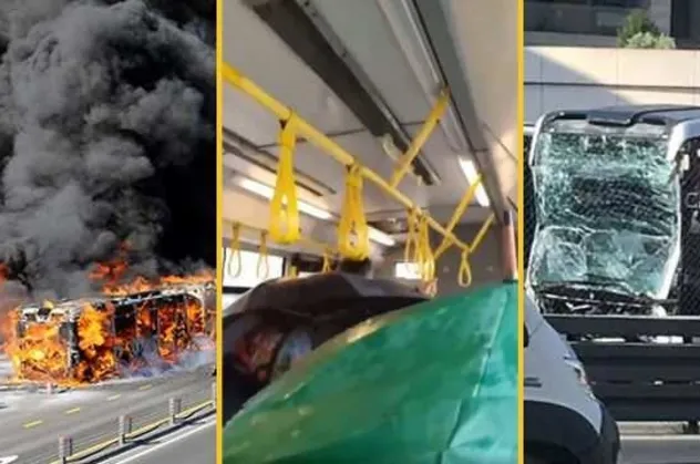 Toplu taşımada İBB iş bilmezliği! Metrobüs kazalarından sonra vatandaşlar otobüste şemsiye de açmak zorunda kaldı