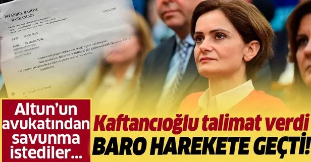 CHP’li Canan Kaftancıoğlu şikayet etti İstanbul Barosu harekete geçti! Fahrettin Altun’un avukatı Sezgin Tunç’tan savunma istendi!