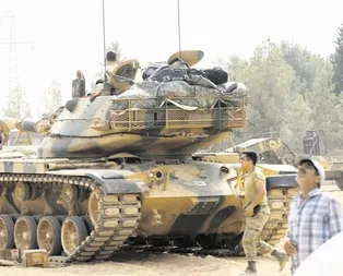 Kafalarına tank ettirdik