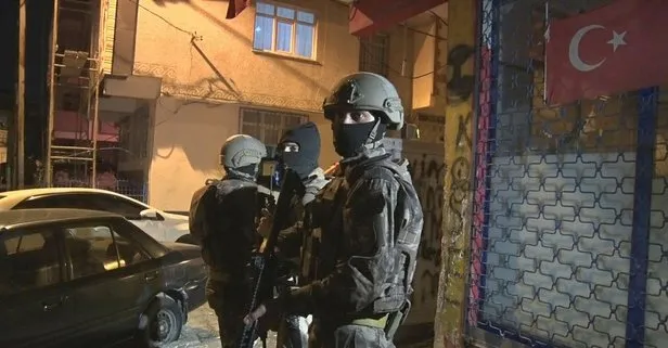 İstanbul'da terör operasyonu! Çok sayıda gözaltı var