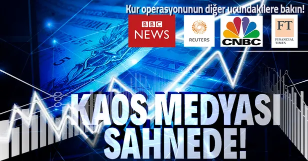 Döviz kuru operasyonunun diğer ucunda Reuters, BBC, CNBC, Financial Times var! Kaos medyası yine sahnede!
