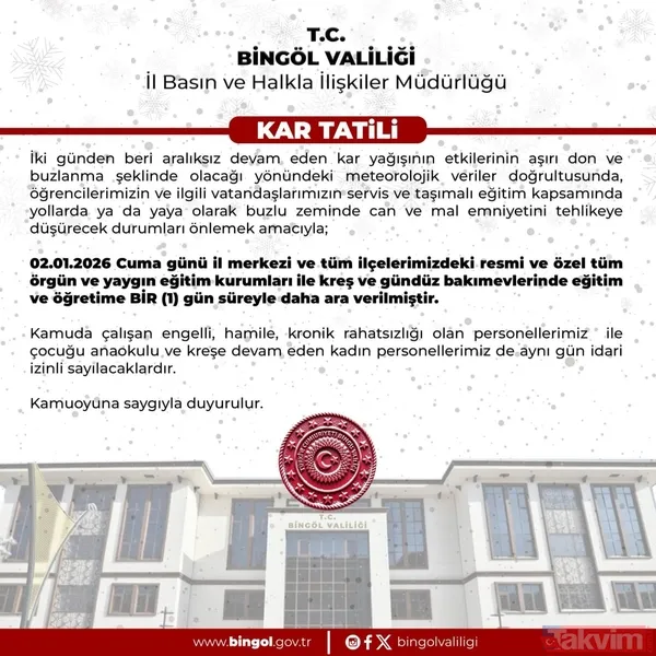 İstanbul'da 5 ilçede eğitime ara! Valilikler peş peşe açıkladı: Şehir şehir kar tatili raporu - 44