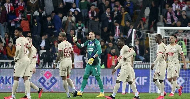 Galatasaray, Seri’nin acemi penaltısı ile Sivas’ta 2 puan kaybetti