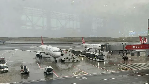 Hava ulaşımına fırtına engeli! THY'nin 6 uçağı lodos nedeniyle İstanbul'dan başka havalimanlarına yönlendirildi-5