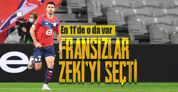 Lille forması giyen Zeki Çelik’ten büyük gurur! Ligue 1’in şu ana kadarki en iyi 11’inde Zeki Çelik de yer aldı
