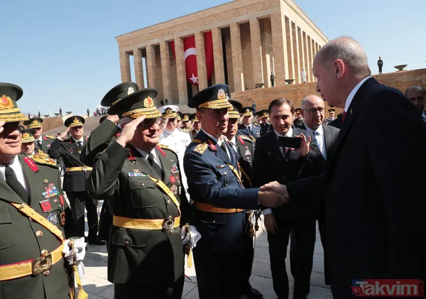 Büyük Zaferin 97'nci yıl dönümü! Anıtkabir'den özel kareler - 22