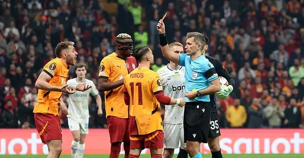 Galatasaray maçında önce kırmızı sonra penaltı!