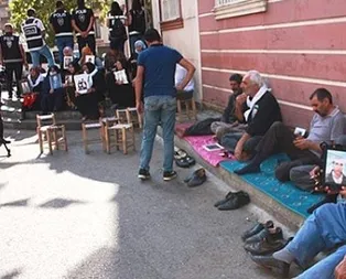 HDP önünde oturma eylemi yapan aileyi tehdit eden şüpheli yakalandı