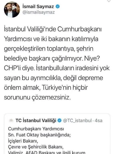 'Ekrem İmamoğlu'nun AFAD toplantısına çağrılmadığı' yalanını kimler yaydı? İşte deprem yalancıları-10