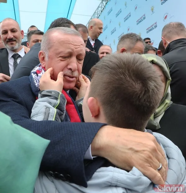 Başkan Erdoğan'a Düzce'de sevgi seli! - 3