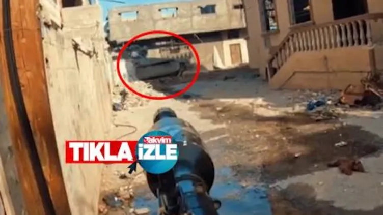 Kassam Tugayları’ndan katil İsrail’e ait zırhlı araçlara roket saldırısı!