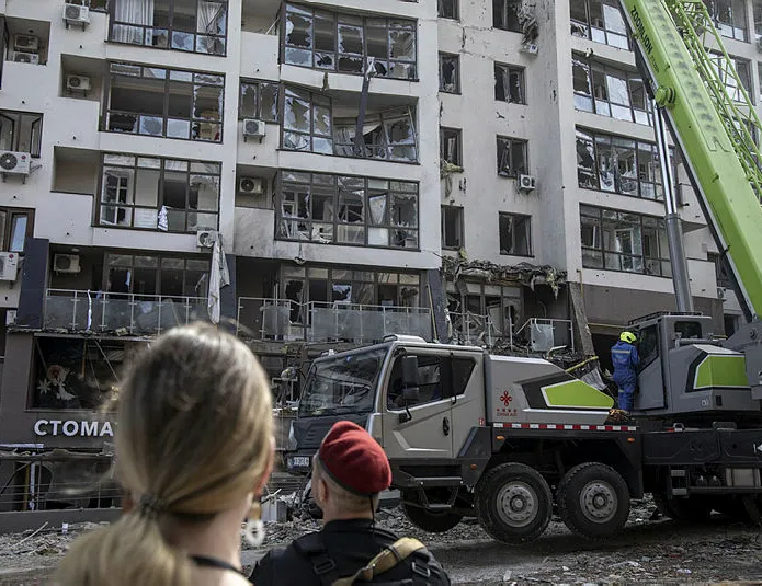 Rusya Kiev’i vurdu: 1 ölü, 5 yaralı