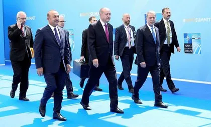 Başkan Erdoğan’ın da katıldığı NATO zirvesinden ilk kareler
