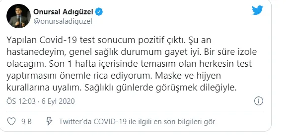 Hükümete 'bulaşmayı engelleyin' diyen Kemal Kılıçdaroğlu'nun danışmanı Recep Cengiz koronavirüse yakalandı-4