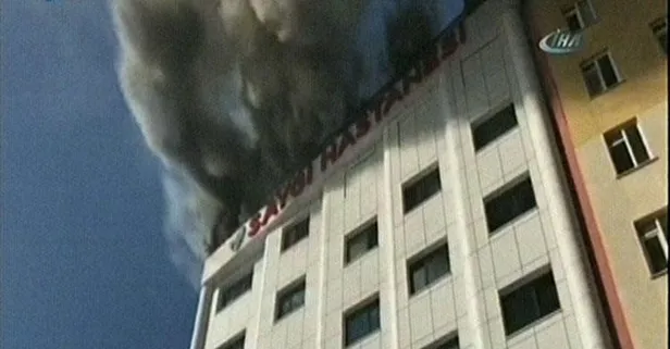 Son dakika... Özel hastanede yangın çıktı