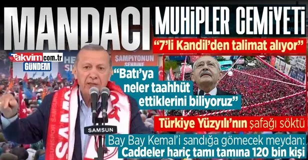 Samsun Türkiye Yüzyılı’na hazır! Başkan Erdoğan’dan önemli açıklamalar: Bay Bay Kemal teröristlerle yürüyor, Kandil’den talimat alıyor