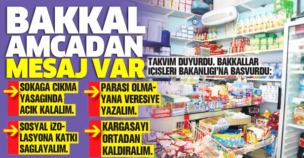 TESK İçişleri Bakanlığı’na başvurdu: Sokağa çıkma yasağında bakkallar açık olsun
