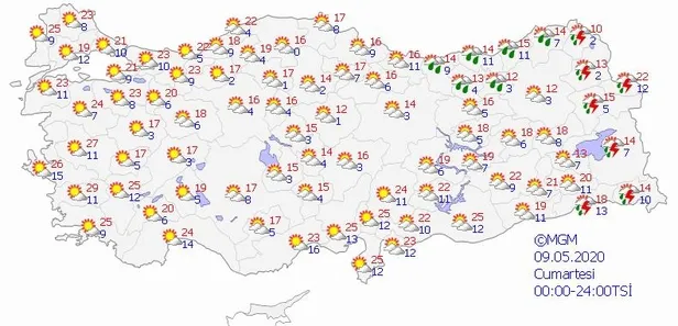 Meteoroloji'den son dakika sağanak yağış uyarısı | 5 Mayıs hava durumu (Yarın hava nasıl olacak)-7