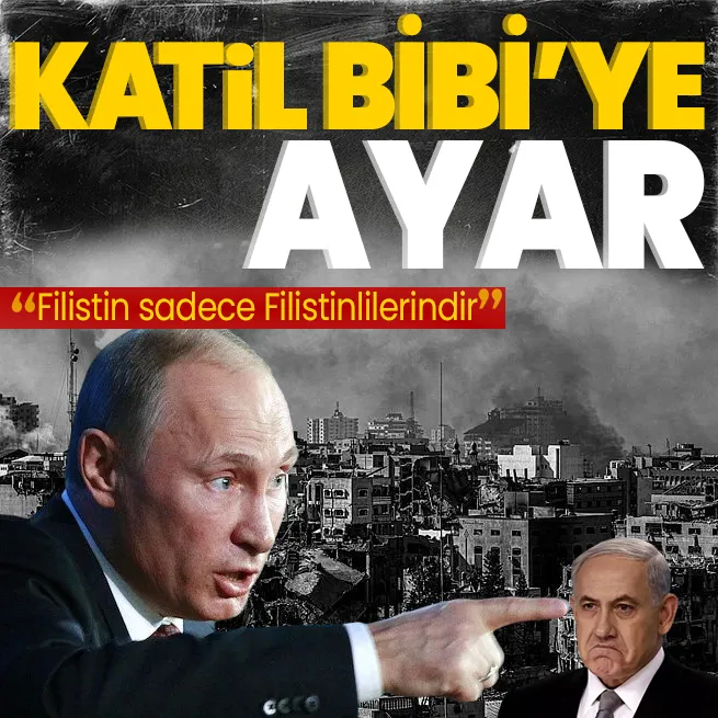 Rusya Devlet Başkanı Vladimir Putin: Filistin tarihsel olarak Filistinlilerindir