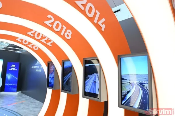 Başkan Erdoğan Karayolları Gayret ve Liderlik Sergisi'ni gezdi - 13