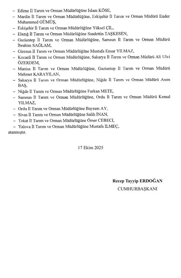 Resmi Gazete'de yayımlandı! Basın İlan Kurumu Genel Müdürlüğü'ne Abdulkadir Çay atandı-5