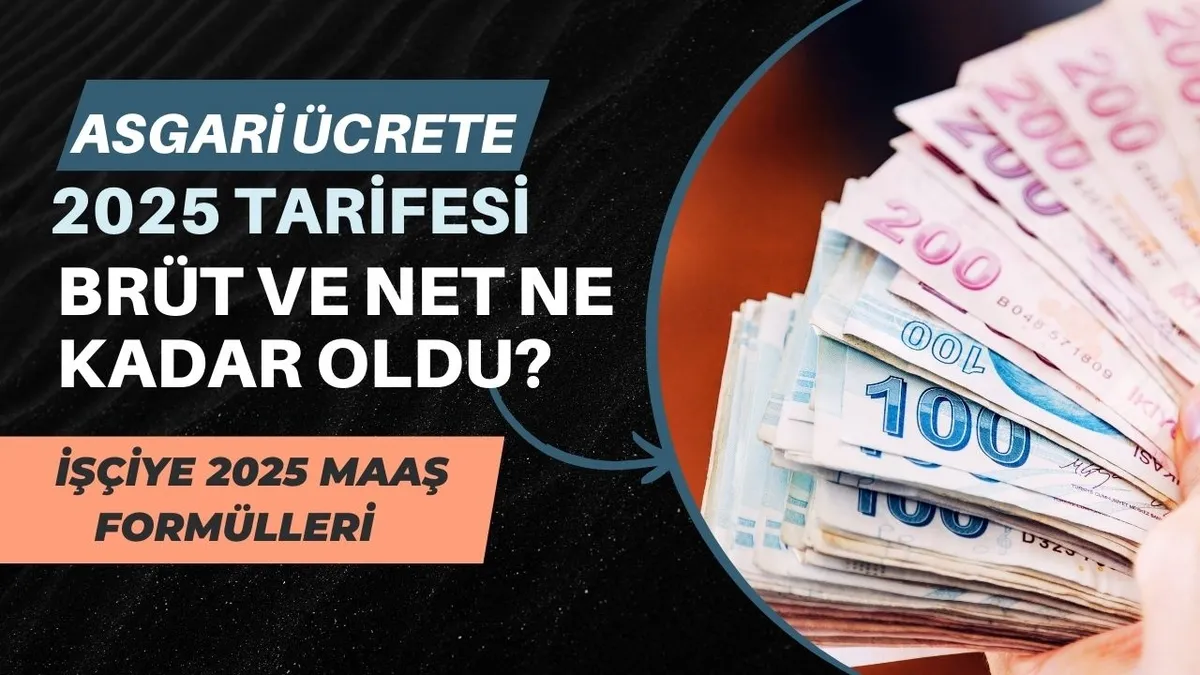 ASGARİ ÜCRETE %46 ZAM AYARI | Brüt ve net ücret tablosu değişti! 34 bin 314 TL altındaki rakam...