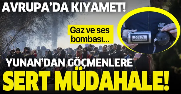 Yunanistan'dan göçmenlere sert müdahale!