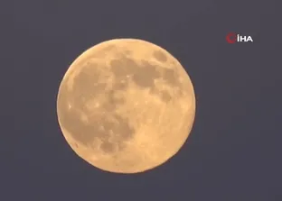 Van semalarında yılın son dolunayı görsel şölen sundu