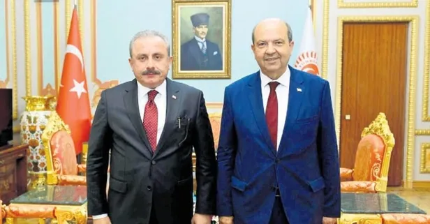 KKTC Başbakanı Tatar'dan, TBMM'nin açılışının 100. yılı vesilesiyle Şentop'a kutlama mesajı