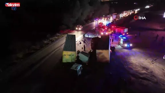 Edirne yolunda dehşet: Araçlar hurdaya döndü! 1 ölü 2 yaralı