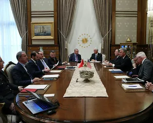 Son dakika: Erdoğan ve Pence başkanlığındaki heyetler arası görüşme sona erdi