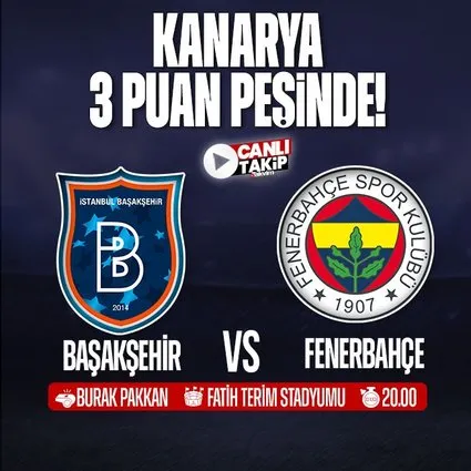 Başakşehir - Fenerbahçe | CANLI