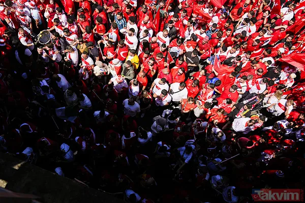 Türkiye-Portekiz maçı öncesi Türk taraftarlar Dortmund'u adeta kırmızı beyaza boyadı | Filistin yine unutulmadı - 43